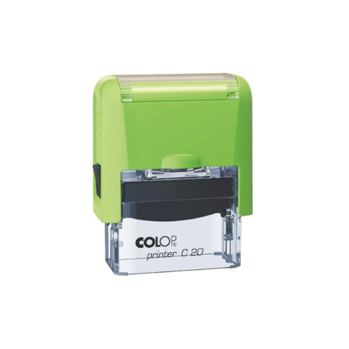 Colop Szövegbélyegző Printer C20 zöld ház 14x38 mm -új 1 Colop Szövegbélyegző Printer C20 zöld ház 14x38 mm -új