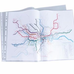 Genotherm, lefűzhető, A3, fekvő, 120 mikron, narancsos felület, DONAU