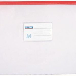 Rendszerező tasak, A4, PVC, simítózáras, DONAU