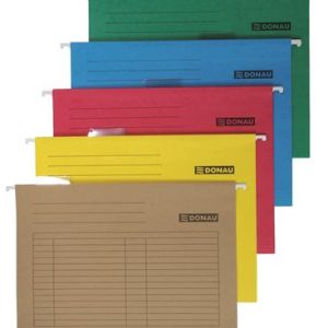 Függőmappa, karton, A4, DONAU, barna