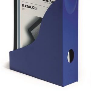 Iratpapucs, műanyag, 73 mm, DURABLE, "Basic", kék