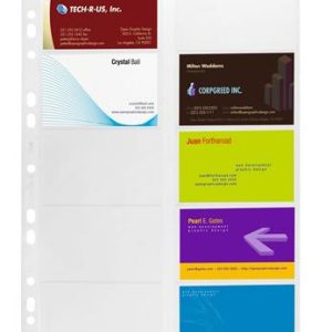 Betétlapok névjegykártyatartókhoz