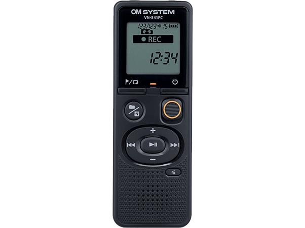 Diktafon, digitális, 4 GB memória, OM SYSTEM "VN-541PC", fekete 1 OM SYSTEM