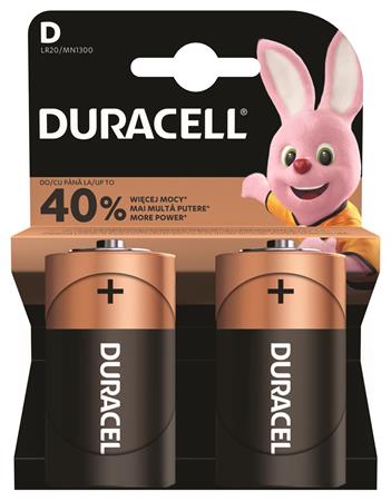 Elem, D góliát, 2 db, DURACELL "Basic" 1 DURACELL