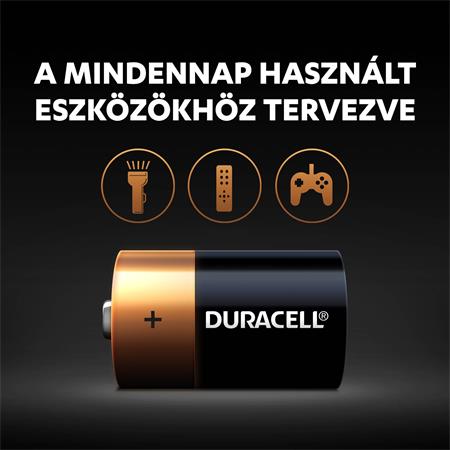 Elem, D góliát, 2 db, DURACELL "Basic" 2 Elem, D góliát, 2 db, DURACELL "Basic"