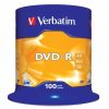 DVD-R lemez, AZO, 4,7GB, 16x, 100 db, hengeren, VERBATIM