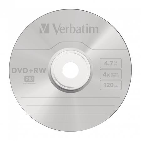 DVD+RW lemez, újraírható, 4,7GB, 4x, 1 db, normál tok, VERBATIM 2 DVD+RW lemez, újraírható, 4,7GB, 4x, 1 db, normál tok, VERBATIM