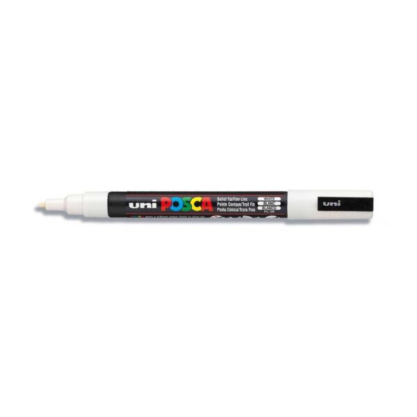 Dekormarker 0 9 1 3mm PC 3M Uni Posca feher i600314