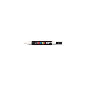 Dekormarker 1,8-2,5mm, Uni Posca PC-5M fehér