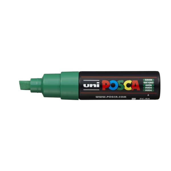 Dekormarker 8mm, Uni Posca PC-8K zöld - Image 2