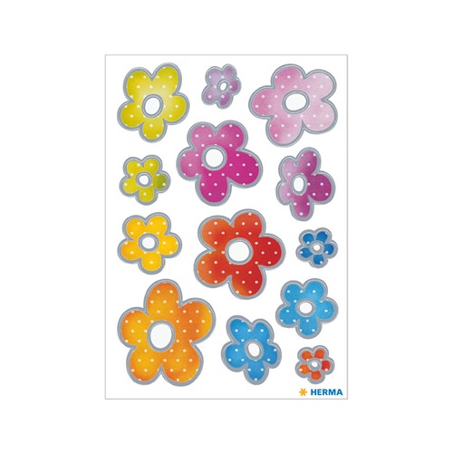 Dekormatrica Herma ezüst szegélyű virág 1 Dekormatrica Herma ezüst szegélyű virág