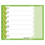 Diák zsebkönyv 125mmx205mm, fehér lapokkal 2025/2026 foci Realsystem - Image 3