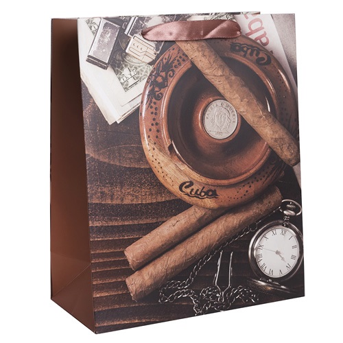 Dísztasak 18x23 cm szivarok és zsebóra 1 Dísztasak 18x23 cm szivarok és zsebóra