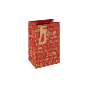 Dísztasak Clairefontaine/Eurowrap 12,7x20,3 cm Holly Jolly