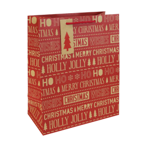 Dísztasak Clairefontaine/Eurowrap 26,5x33 cm Holly Jolly