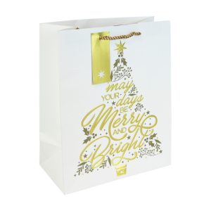 Dísztasak Clairefontaine/Eurowrap 26,5x33 cm Merry & bright