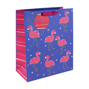 Dísztasak Clairefontaine/Eurowrap 26,5x33 cm flamingó