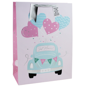 Dísztasak Clairefontaine/Eurowrap, 33x45,5 cm Just married