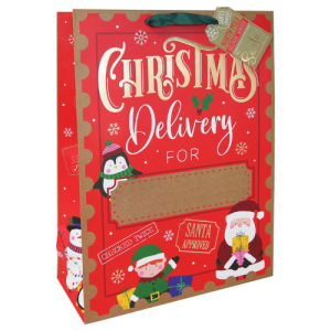 Dísztasak Clairefontaine/Eurowrap 33x45,5 cm Xmas delivery