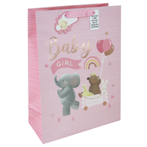 Dísztasak Clairefontaine/Eurowrap 33x45,5 cm baby girl