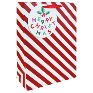 Dísztasak Clairefontaine/Eurowrap 33x45,5 cm candy cane