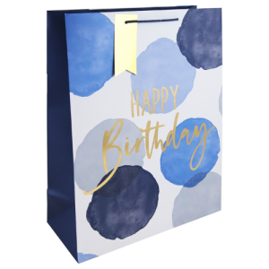 Dísztasak Clairefontaine/Eurowrap 33x45,5 cm kraft, kék HBD