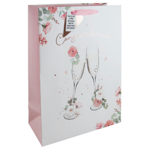 Dísztasak Clairefontaine/Eurowrap 33x45,5 cm pezsgős poharak