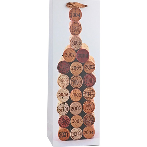 Dísztasak matt boros 12x36 cm szivar és konyak 2 Dísztasak matt boros 12x36 cm szivar és konyak - Image 2