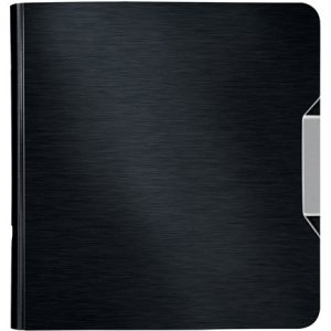 Iratrendező, 82 mm, A4, PP, LEITZ "180 Active Style", szaténfekete
