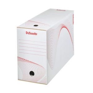 Archiválódoboz, A4, 150 mm, karton, ESSELTE "Standard", fehér