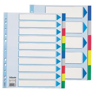 Műanyag elválasztólapok