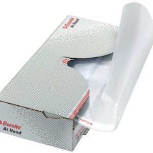 Genotherm, lefűzhető, A4, 43 mikron, narancsos felület, adagolóban, ESSELTE "At Hand"