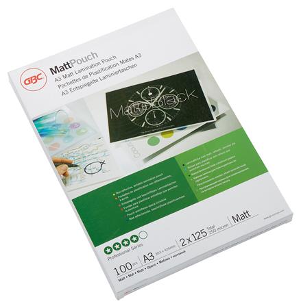 Meleglamináló fólia, 125 mikron, A3, matt, GBC 1 GBC