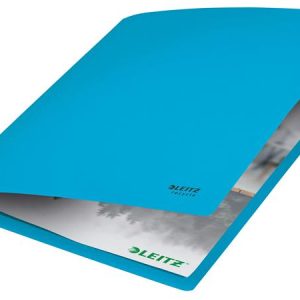 Gyorsfűző, A4, karton, LEITZ "Recycle", kék