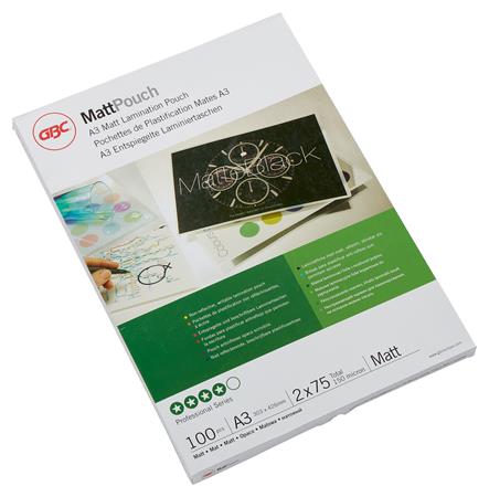 Meleglamináló fólia, 75 mikron, A3, matt, GBC 1 GBC