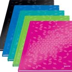 Beíró, A4, vonalas, 80 lap, keményfedeles, LEITZ "Wow", zöld - Image 4