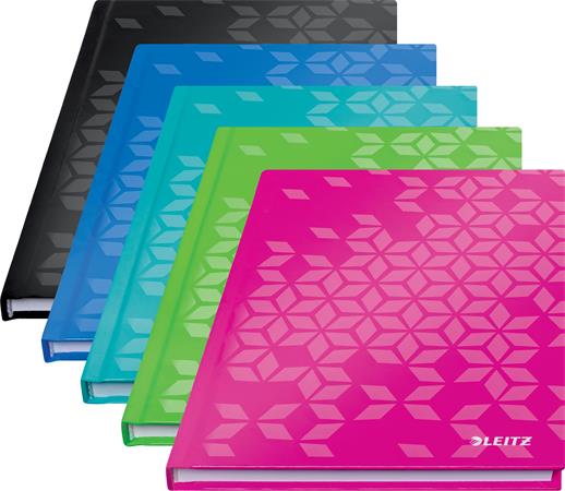 Beíró, A5, kockás, 80 lap, keményfedeles, LEITZ "Wow", kék 4 Beíró, A5, kockás, 80 lap, keményfedeles, LEITZ "Wow", kék - Image 4