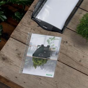 Genotherm, lefűzhető, A4, PP, 100 mikron, narancsos felület, LEITZ "Recycle"