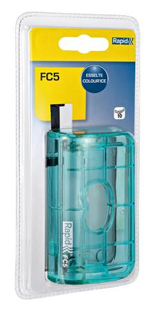 Lyukasztó, mini, kétlyukú, 10 lap, RAPID, "Colour`Breeze", kék 2 Lyukasztó, mini, kétlyukú, 10 lap, RAPID, "Colour`Breeze", kék