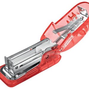 Tűzőgép, mini, 24/6, 26/6, 10 lap, RAPID "Colour`Breeze", korall