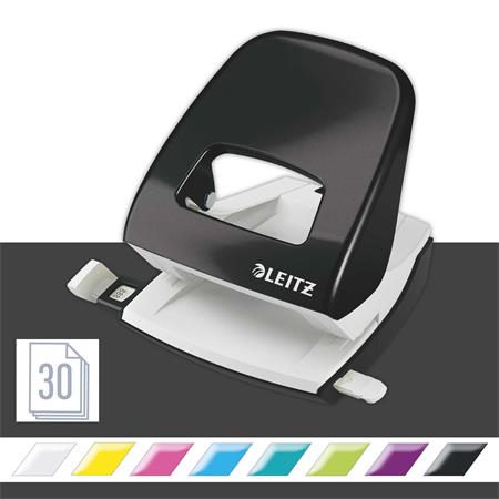 Lyukasztó, kétlyukú, 30 lap, LEITZ "Nexxt Wow", fekete 2 Lyukasztó, kétlyukú, 30 lap, LEITZ "Nexxt Wow", fekete