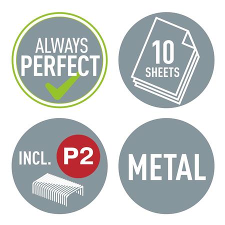 Tűzőgép, mini, No. 10, 10 lap, fém, LEITZ"Nexxt Wow", zöld 4 Tűzőgép, mini, No. 10, 10 lap, fém, LEITZ"Nexxt Wow", zöld - Image 4