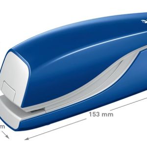 Tűzőgép, elektromos, No. 10, 10 lap, LEITZ "Nexxt 5532", kék