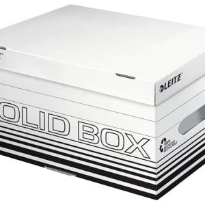 Archiválódoboz, S méret, LEITZ "Solid", fehér