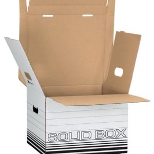 Archiválódoboz, M méret, LEITZ "Solid", fehér