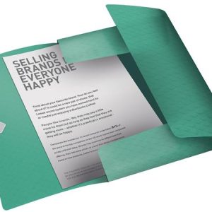 Gumis mappa, 15 mm, PP, A4, ESSELTE "Colour`Breeze", zöld