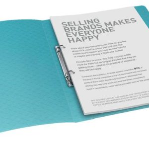 Gyűrűs könyv, 2 gyűrű, 25 mm, A4, PP, ESSELTE "Colour’Breeze", kék