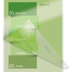 Meleglamináló fólia, 80 mikron, A5, fényes, UDT technológiával, LEITZ "iLam"