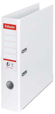 Iratrendező, 75 mm, A4, PP, élvédő sínnel, ESSELTE "Standard", Vivida fehér 1 ESSELTE