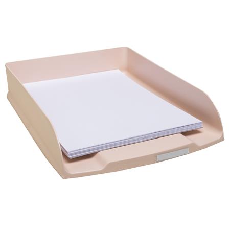 Irattálca, műanyag, EXACOMPTA "COMBO Styli Skandi", nude 3 Irattálcák és irattálca kiegészítők